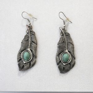 BOHO or Native America Style Vintage Silver Earrings.